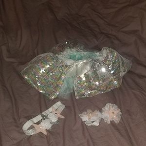 Newborn mermaid picture outfit